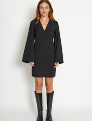 Bruun & Stengade - BS Carole Regular Fit Dress - midi kjoler - black - 1