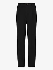 Bruun & Stengade - BS Liane Regular Fit Pants - straight leg trousers - black - 0