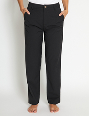 Bruun & Stengade - BS Liane Regular Fit Pants - straight leg trousers - black - 1