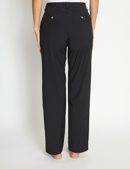 Bruun & Stengade - BS Liane Regular Fit Pants - straight leg trousers - black - 2