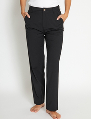 Bruun & Stengade - BS Liane Regular Fit Pants - straight leg trousers - black - 5