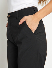 Bruun & Stengade - BS Liane Regular Fit Pants - straight leg trousers - black - 8