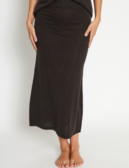 Bruun & Stengade - BS Geneva Skirt - stickade kjolar - dark brown - 2