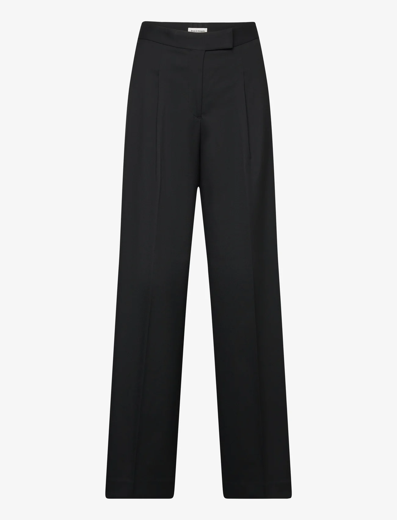 Bruun & Stengade - BS Berthe Suit Pants - lietišķā stila bikses - black - 0