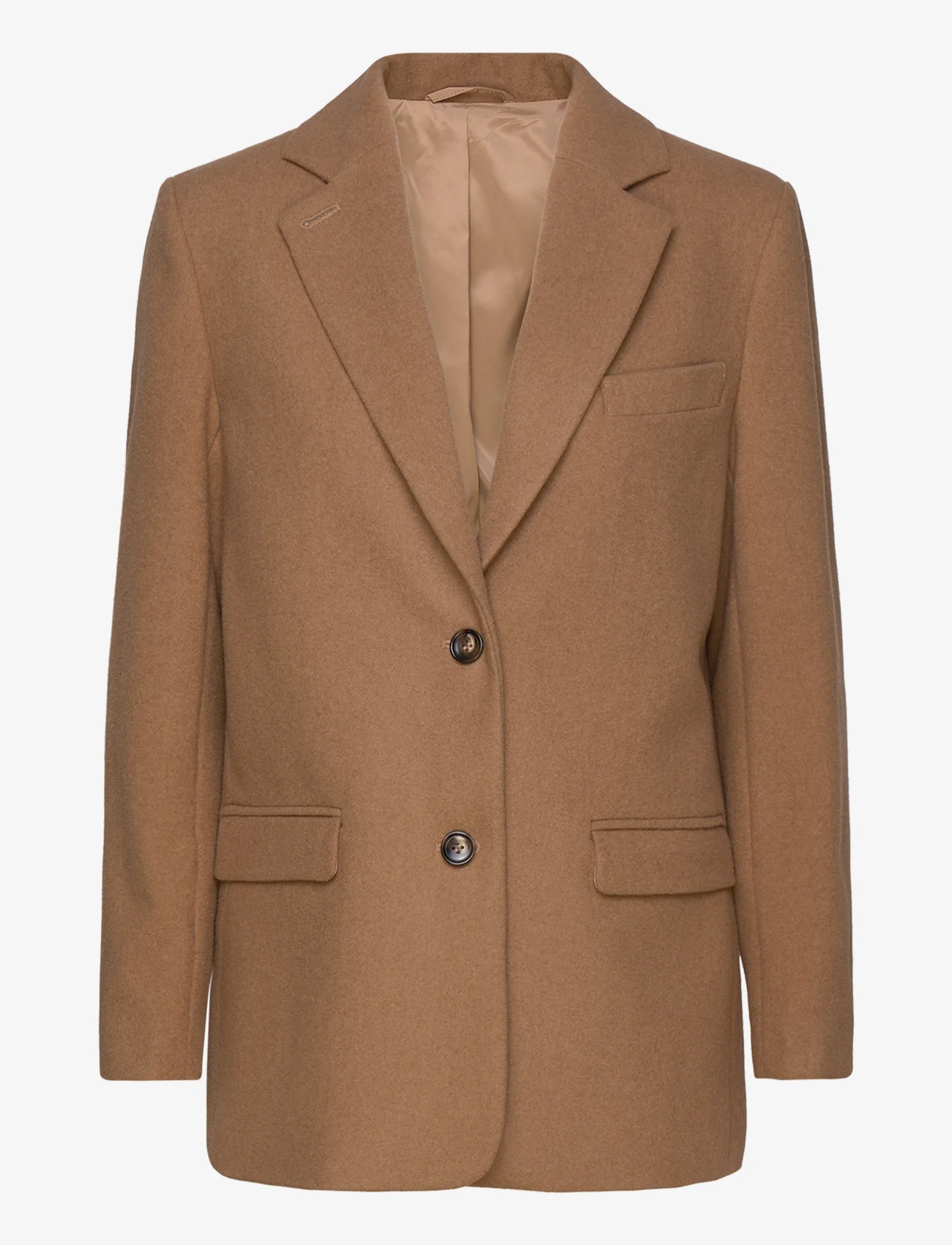 Bruun & Stengade - BS Laure Regular Fit Coat - winter jackets - camel - 0