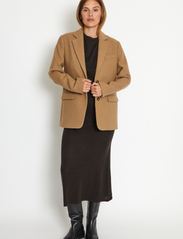 Bruun & Stengade - BS Laure Regular Fit Coat - wool jackets - camel - 5