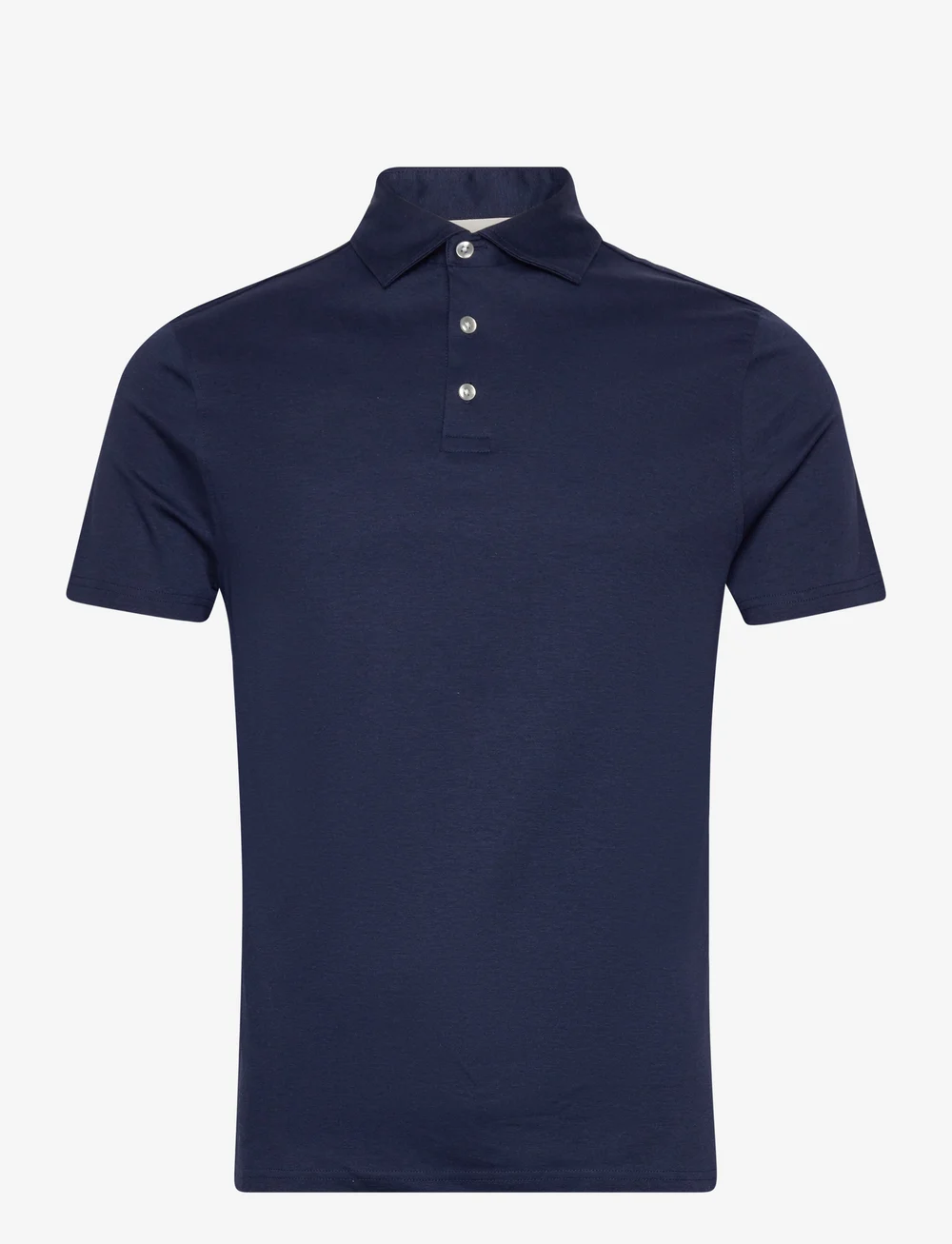 Bruun & Stengade - BS Cayo Regular Fit Polo Shirt - knitted polos - navy - 1