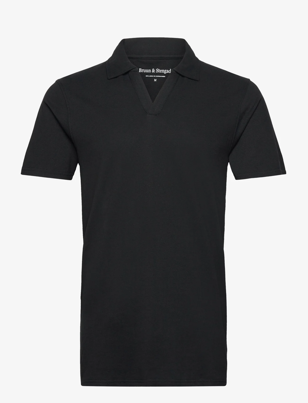 Bruun & Stengade - BS Rinom Regular Fit Polo Shirt - vīriešiem - black - 0