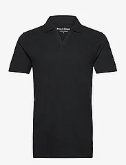 Bruun & Stengade - BS Rinom Regular Fit Polo Shirt - laveste priser - black - 0