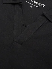 Bruun & Stengade - BS Rinom Regular Fit Polo Shirt - vīriešiem - black - 2