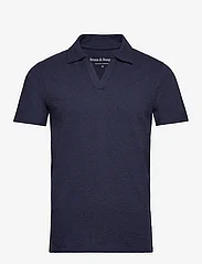 Bruun & Stengade - BS Rinom Regular Fit Polo Shirt - män - ocean - 0