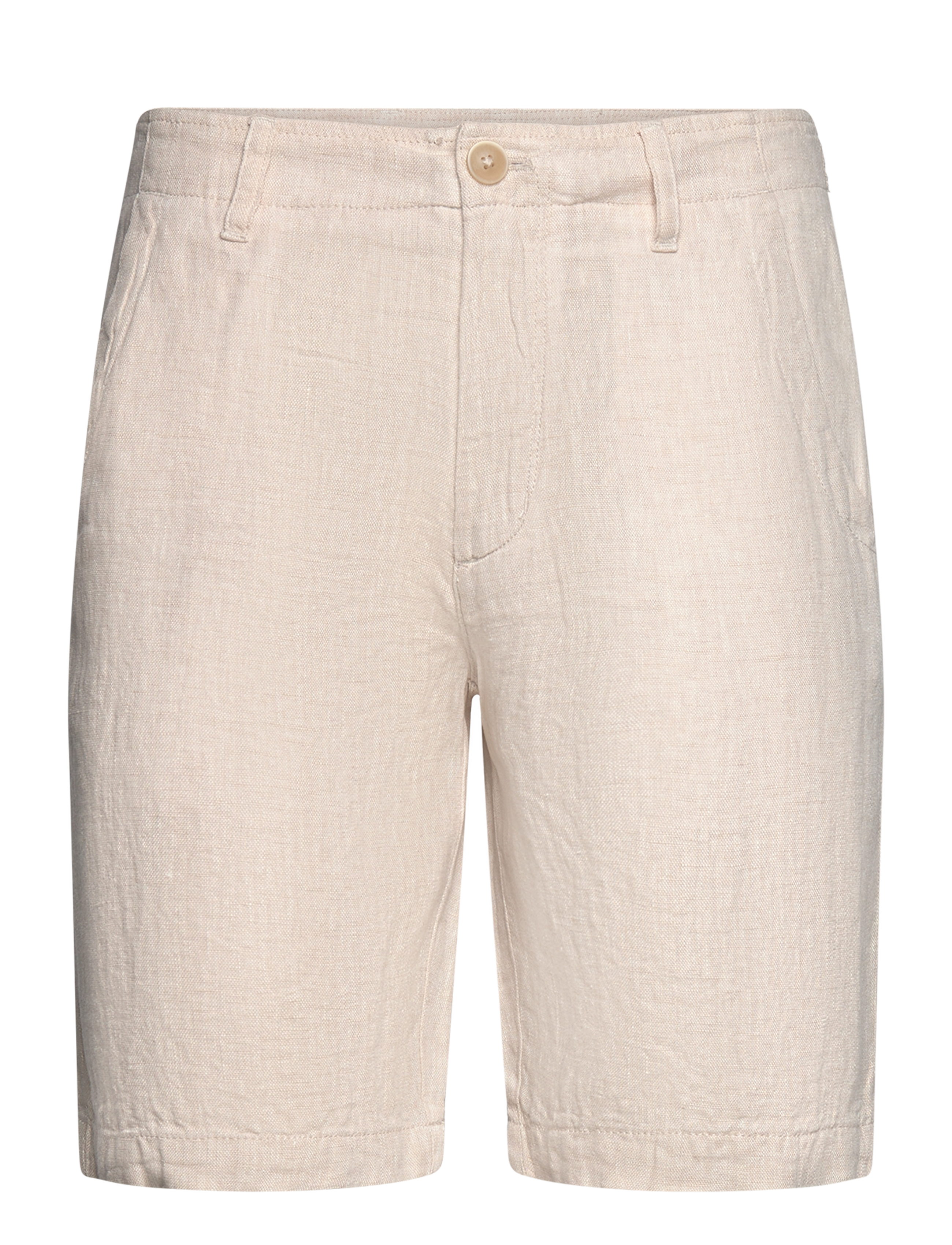 Bruun & Stengade BS Abel Regular Fit Shorts - Clothing - BEIGE / beige