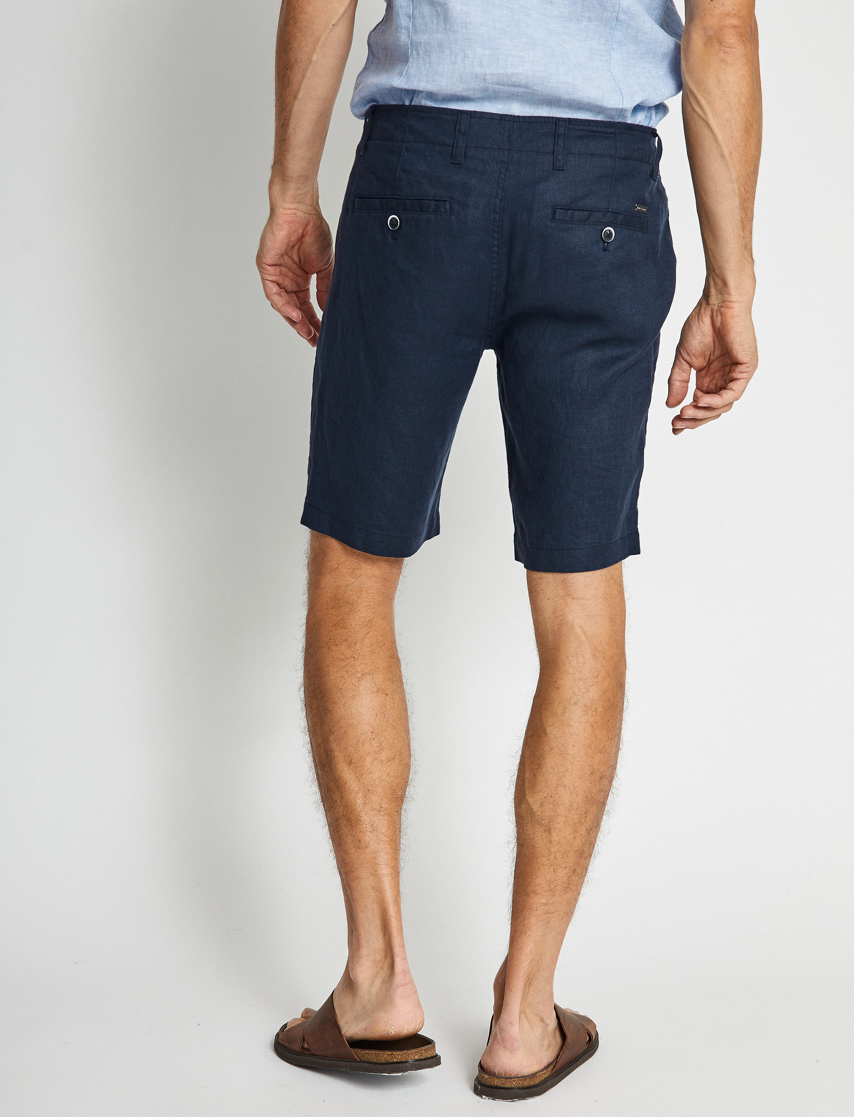 Bruun & Stengade - BS Abel Regular Fit Shorts - herren - navy - 3