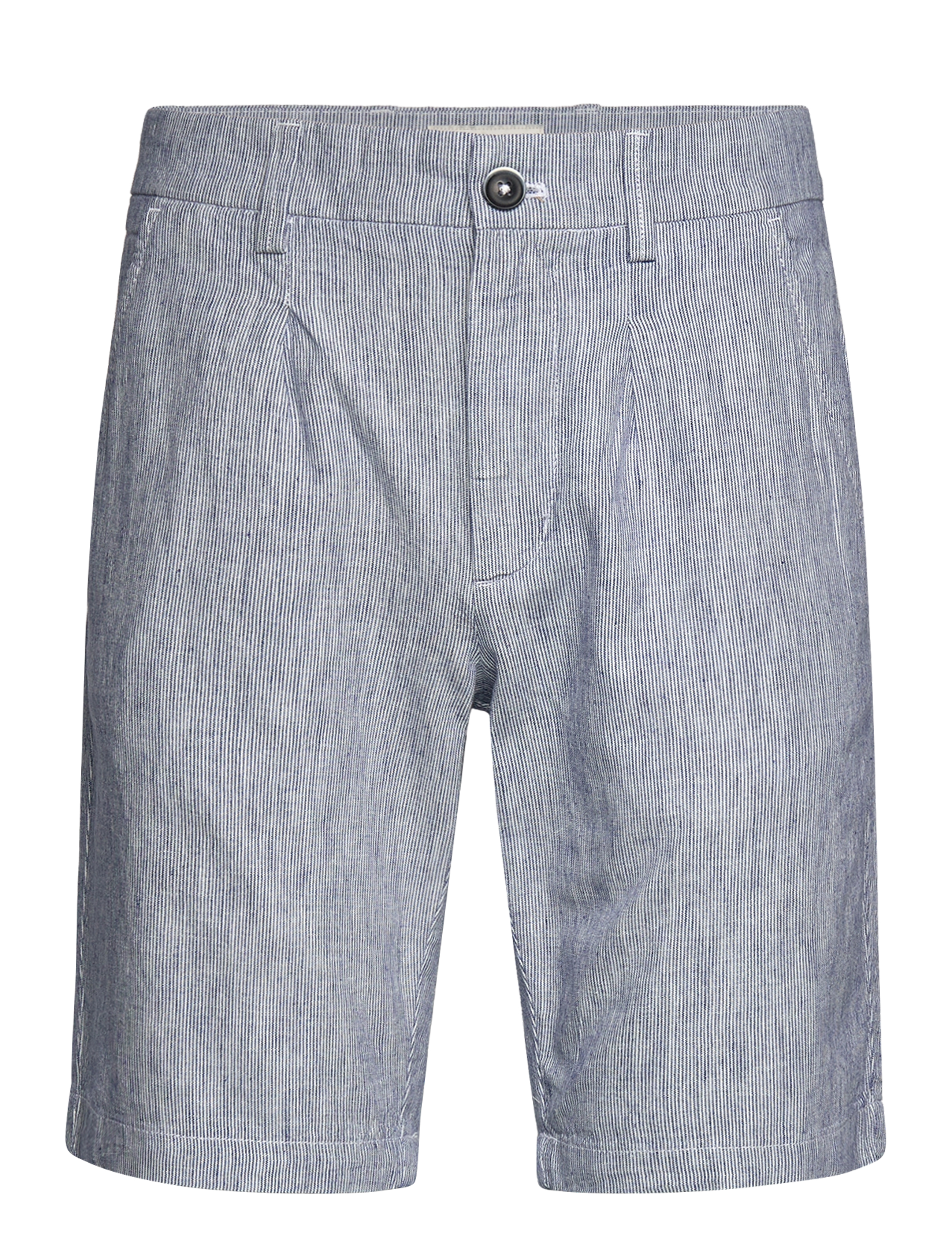 Bruun & Stengade BS Buris Regular Fit Shorts - Klær - NAVY/WHITE / blue
