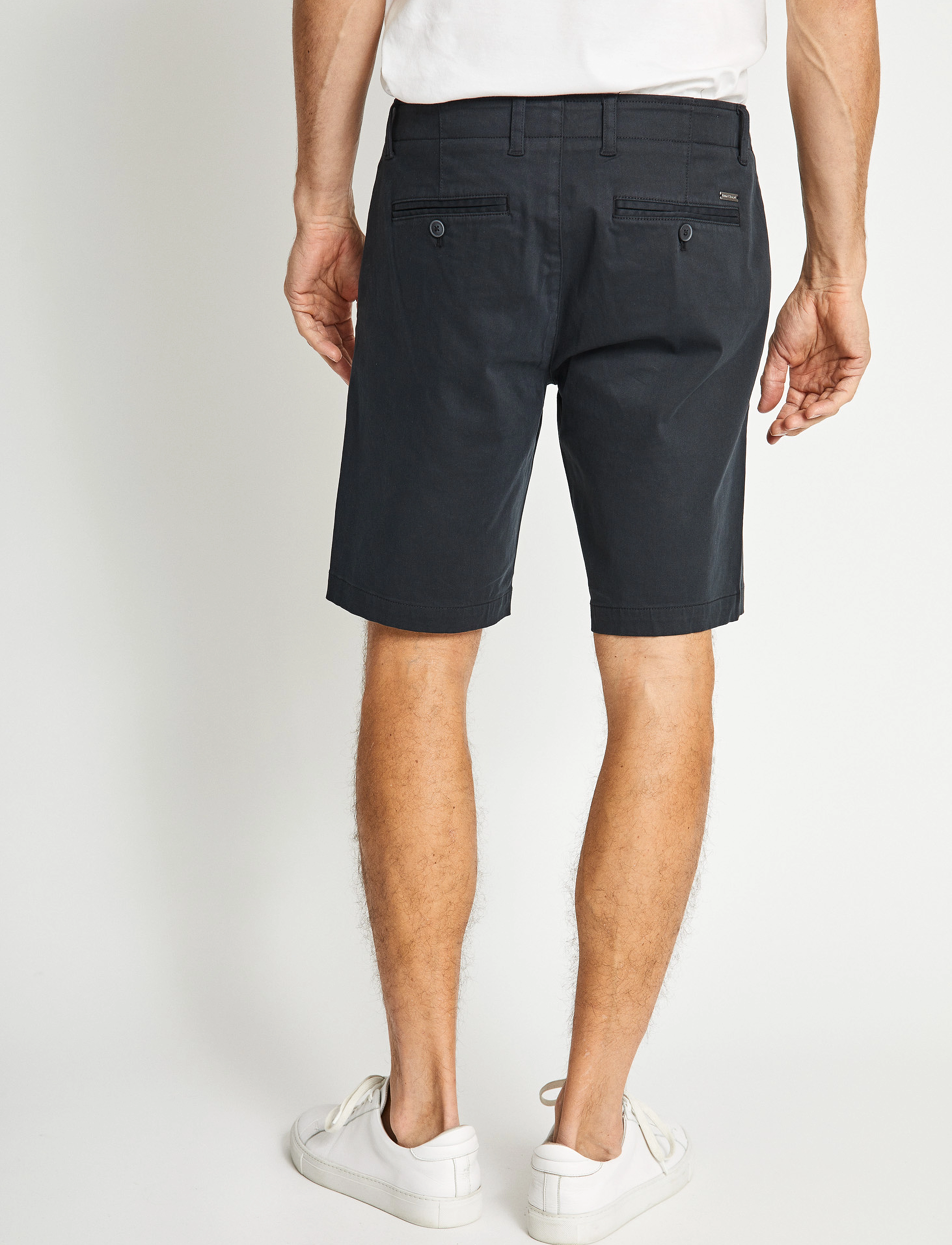 Bruun & Stengade - BS Gerhard Regular Fit Shorts - kasdienio stiliaus šortai - black - 4