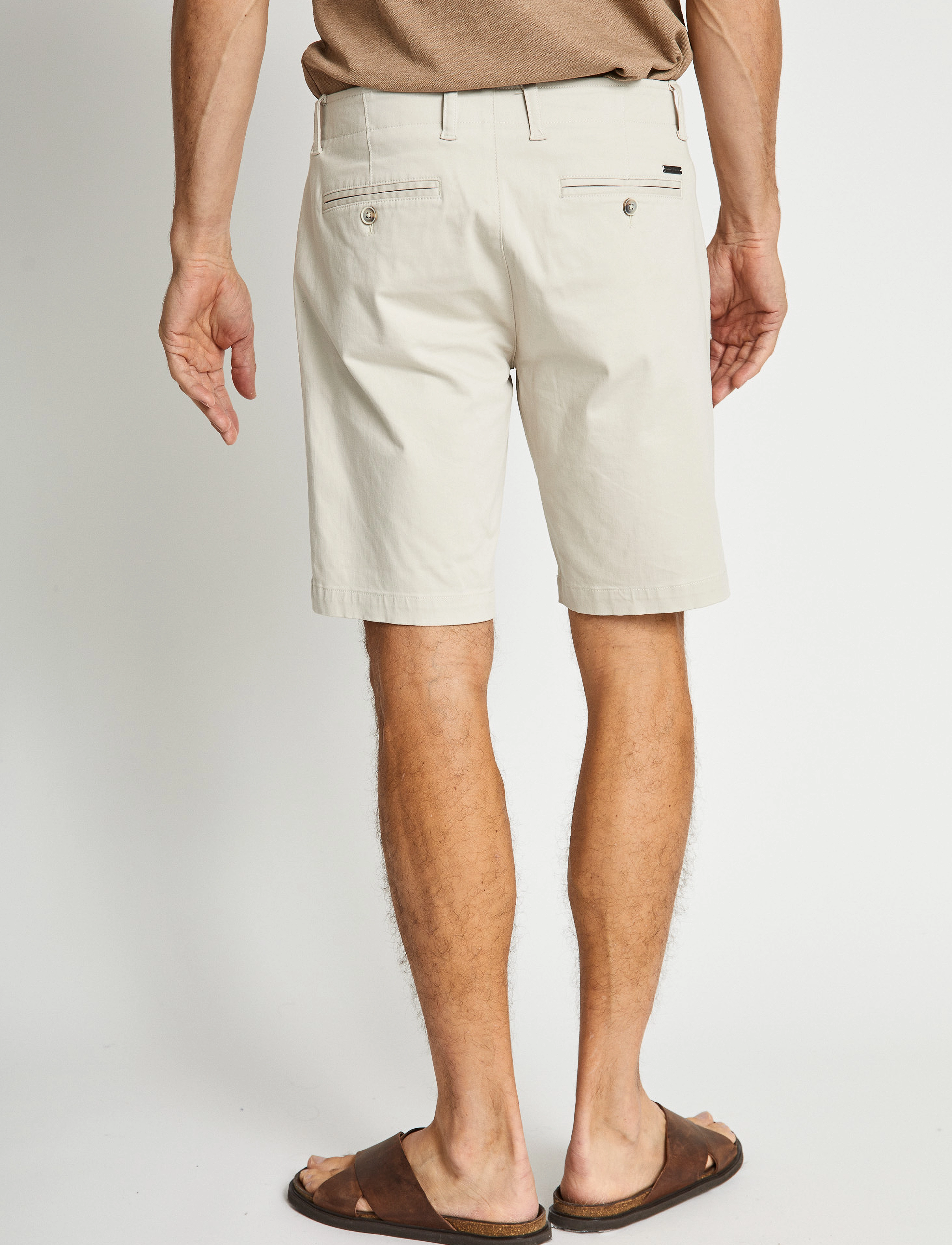Bruun & Stengade - BS Gerhard Regular Fit Shorts - laveste priser - kit - 4