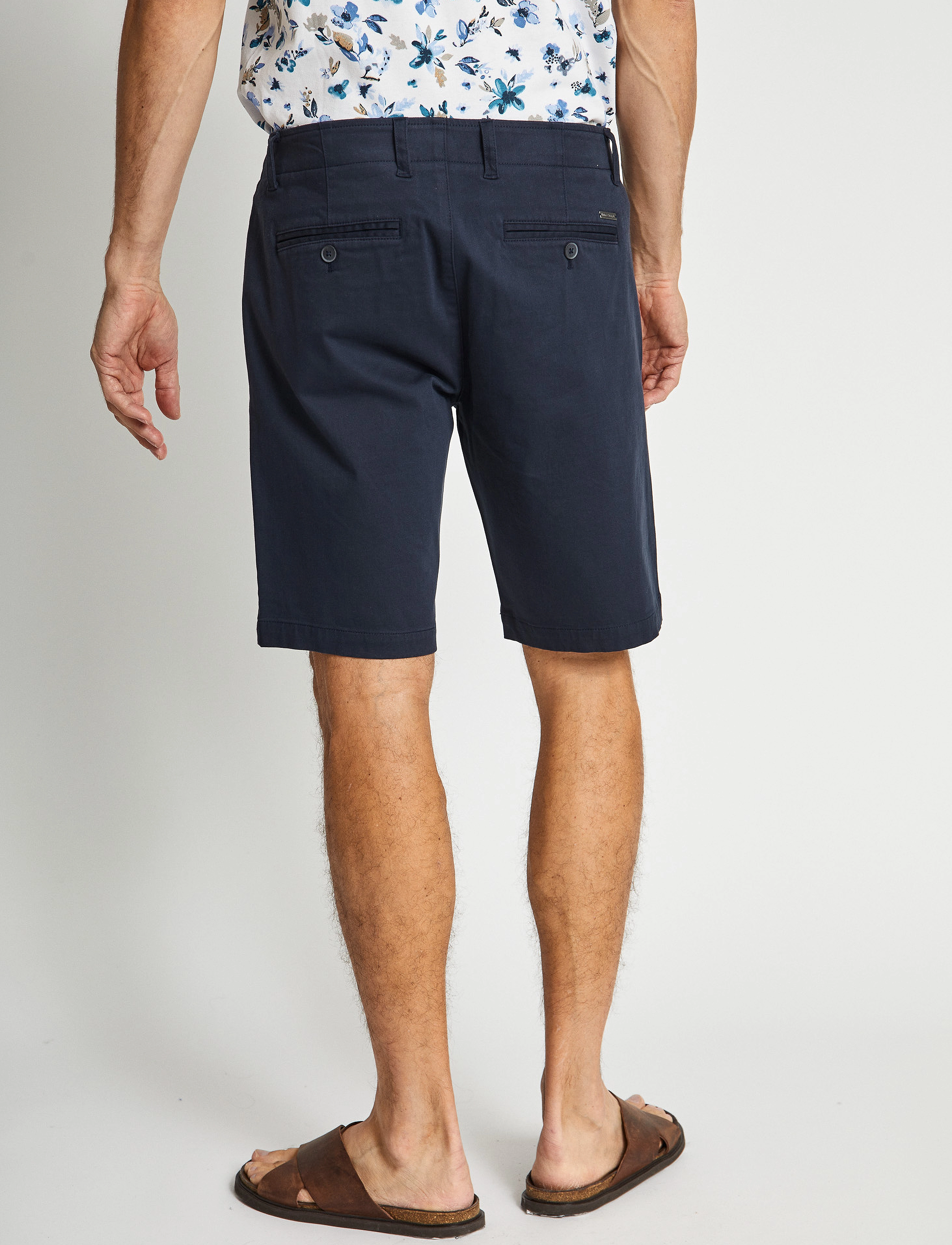 Bruun & Stengade - BS Gerhard Regular Fit Shorts - laveste priser - navy - 4