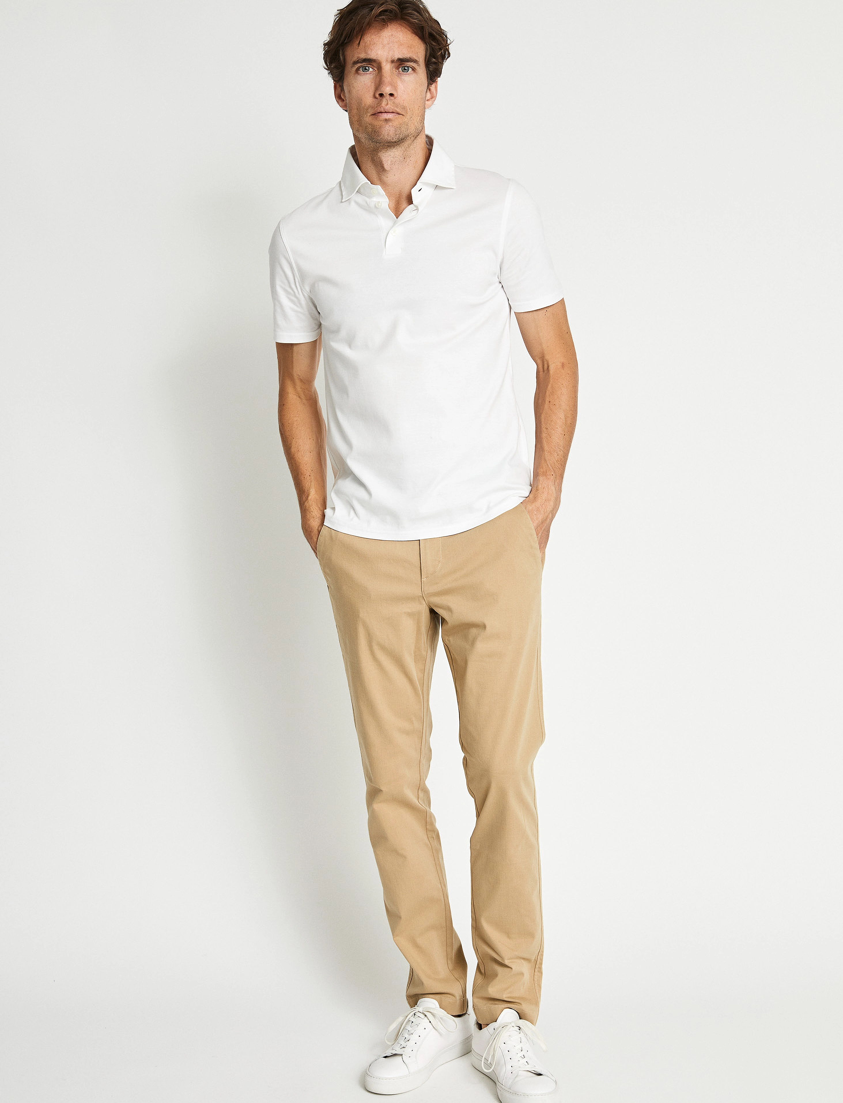 Bruun & Stengade Bs Olav Chinos, 29 x 34, Trousers, Beige - Männerswear