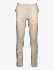 Bruun & Stengade - BS Pollino Classic Fit Suit Pants - linen trousers - beige - 0