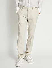 Bruun & Stengade - BS Pollino Classic Fit Suit Pants - pellavahousut - beige - 3