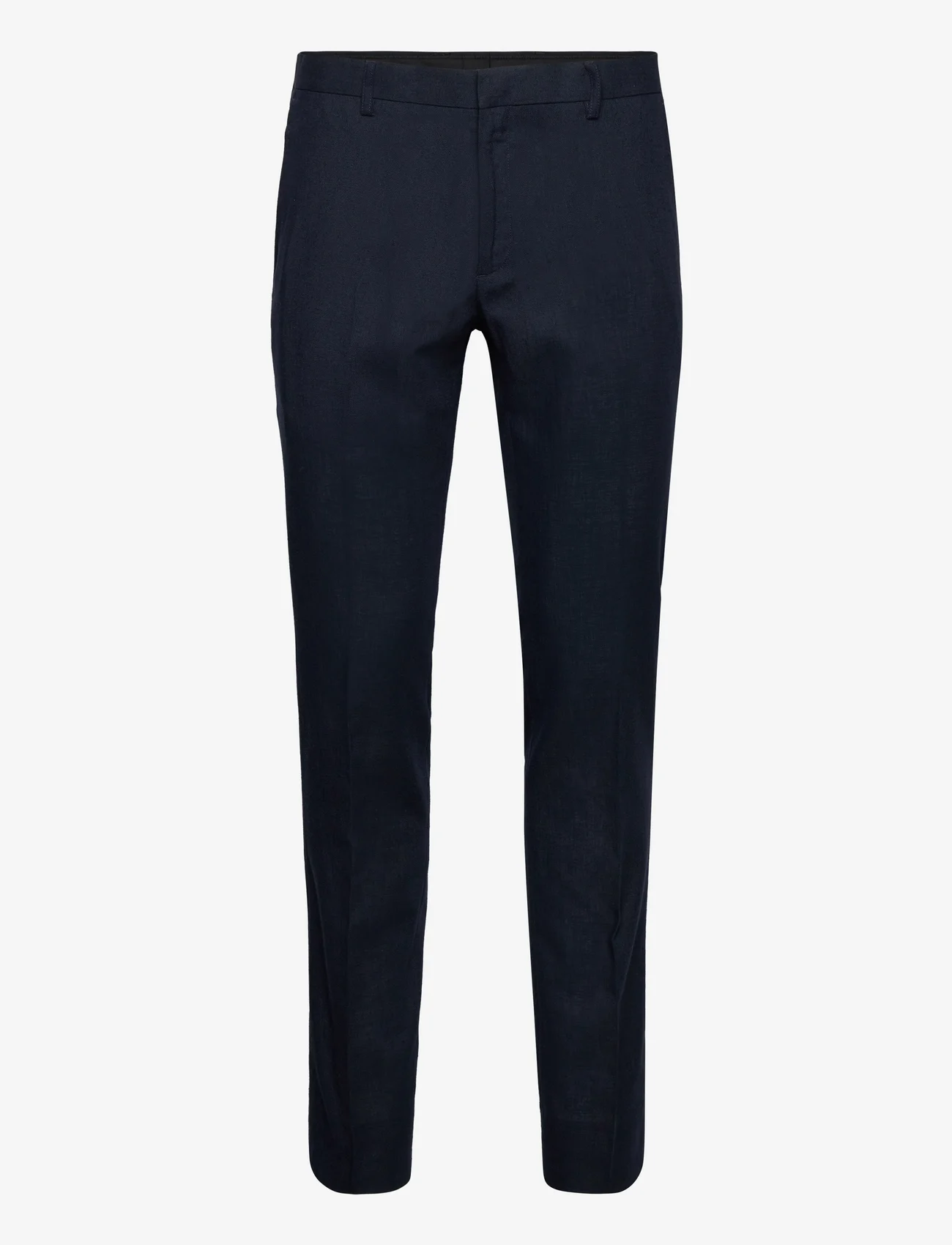 Bruun & Stengade - BS Pollino Classic Fit Suit Pants - linnebyxor - navy - 0