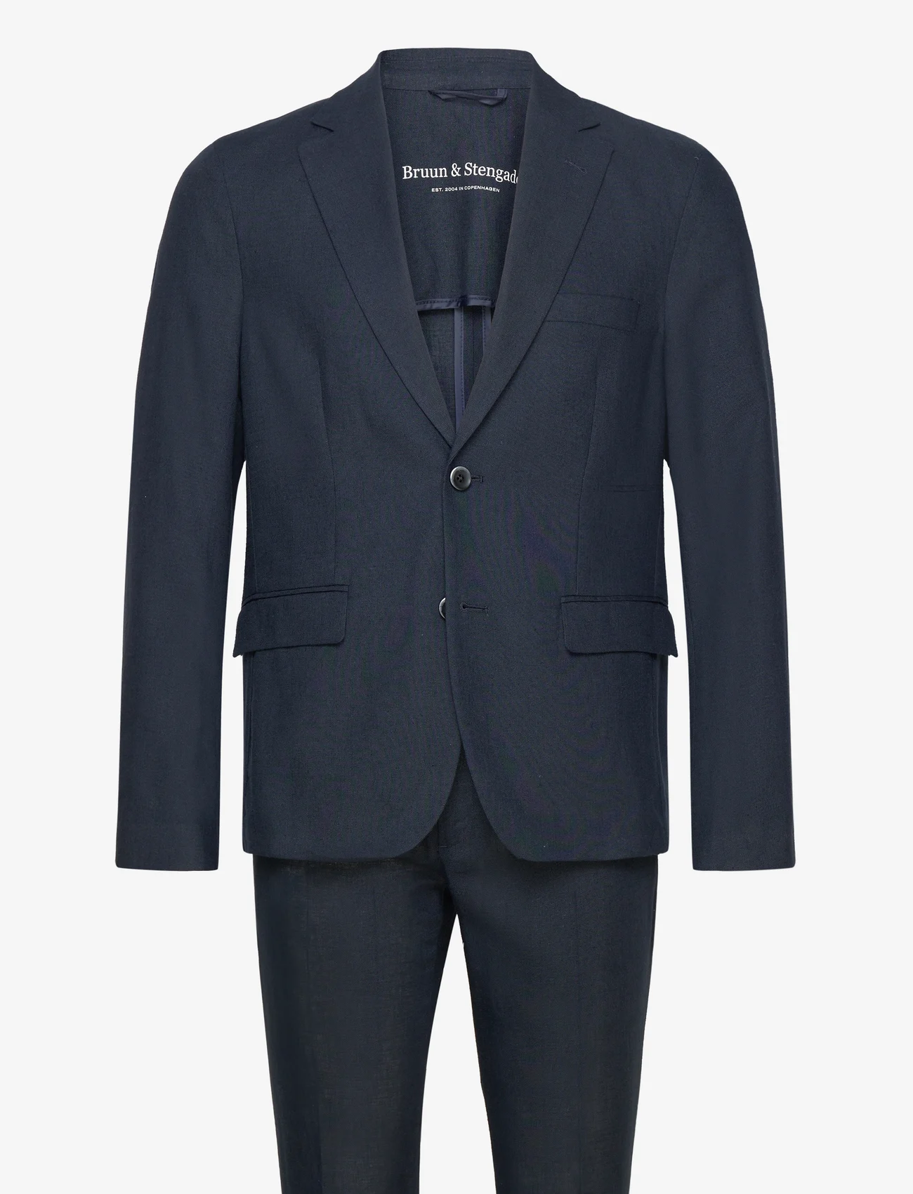 Bruun & Stengade - BS Pollino Classic Fit Suit Set - kahe rinnatisega ülikonnad - navy - 0