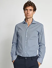 Bruun & Stengade - BS Manning Slim Fit Shirt - kontorisärgid - dark blue - 4