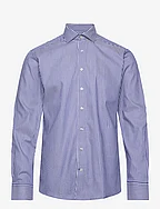 BS Bradshaw Slim Fit Shirt - DARK BLUE/WHITE