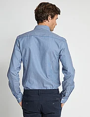 Bruun & Stengade - BS Bradshaw Slim Fit Shirt - lietišķā stila krekli - dark blue/white - 3