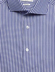 Bruun & Stengade - BS Bradshaw Slim Fit Shirt - lietišķā stila krekli - dark blue/white - 4