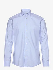 Bruun & Stengade - BS Moss Slim Fit Shirt - pohjoismainen tyyli - light blue/white - 1