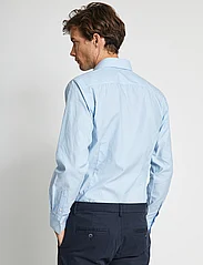 Bruun & Stengade - BS Moss Slim Fit Shirt - pohjoismainen tyyli - light blue/white - 4