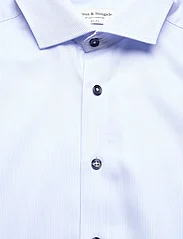 Bruun & Stengade - BS Woodson Slim Fit Shirt - muodolliset kauluspaidat - light blue/white - 5