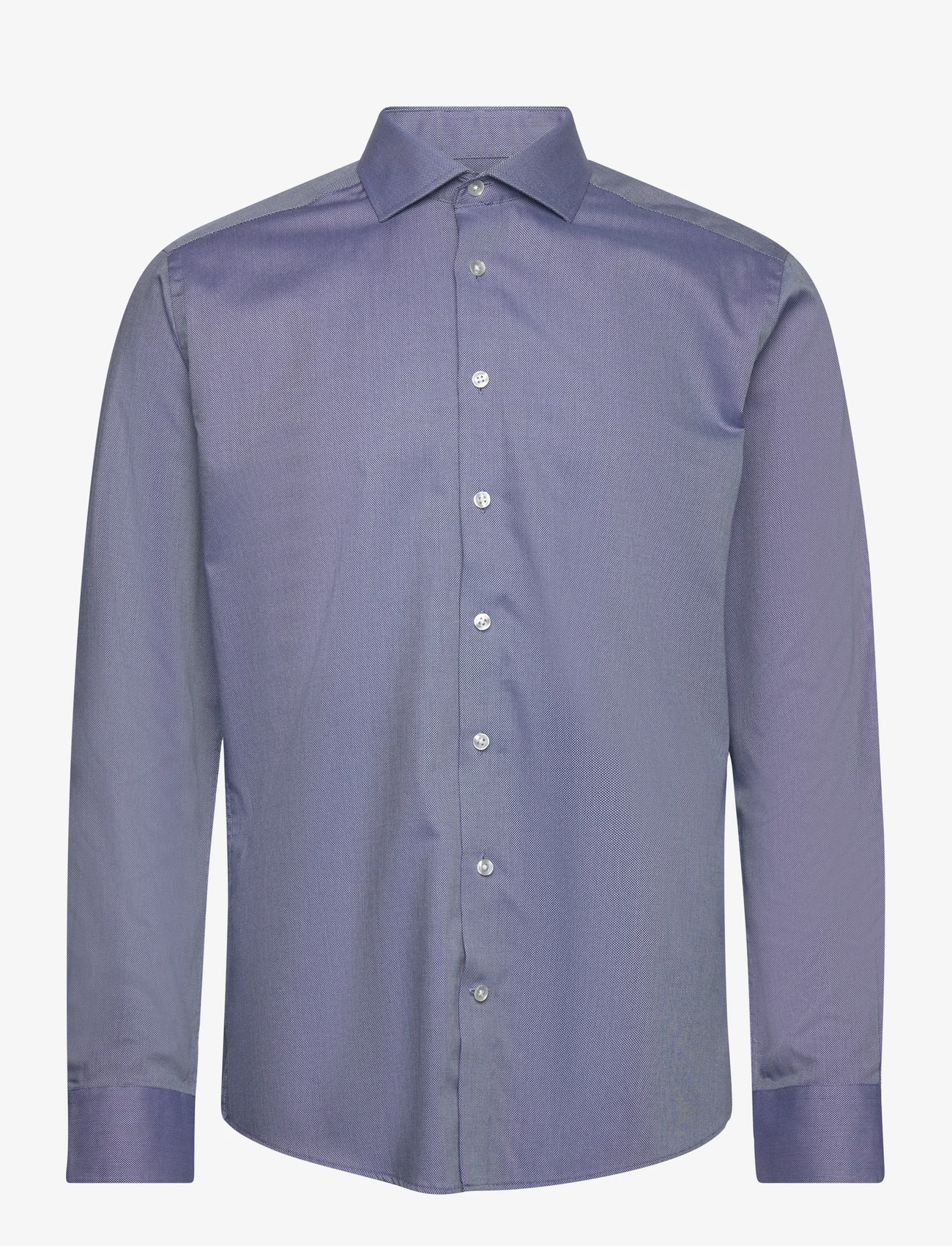 Bruun & Stengade - BS Aaron Slim Fit Shirt - dalykinio stiliaus marškiniai - blue - 0