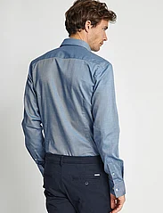 Bruun & Stengade - BS Aaron Slim Fit Shirt - dalykinio stiliaus marškiniai - blue - 5