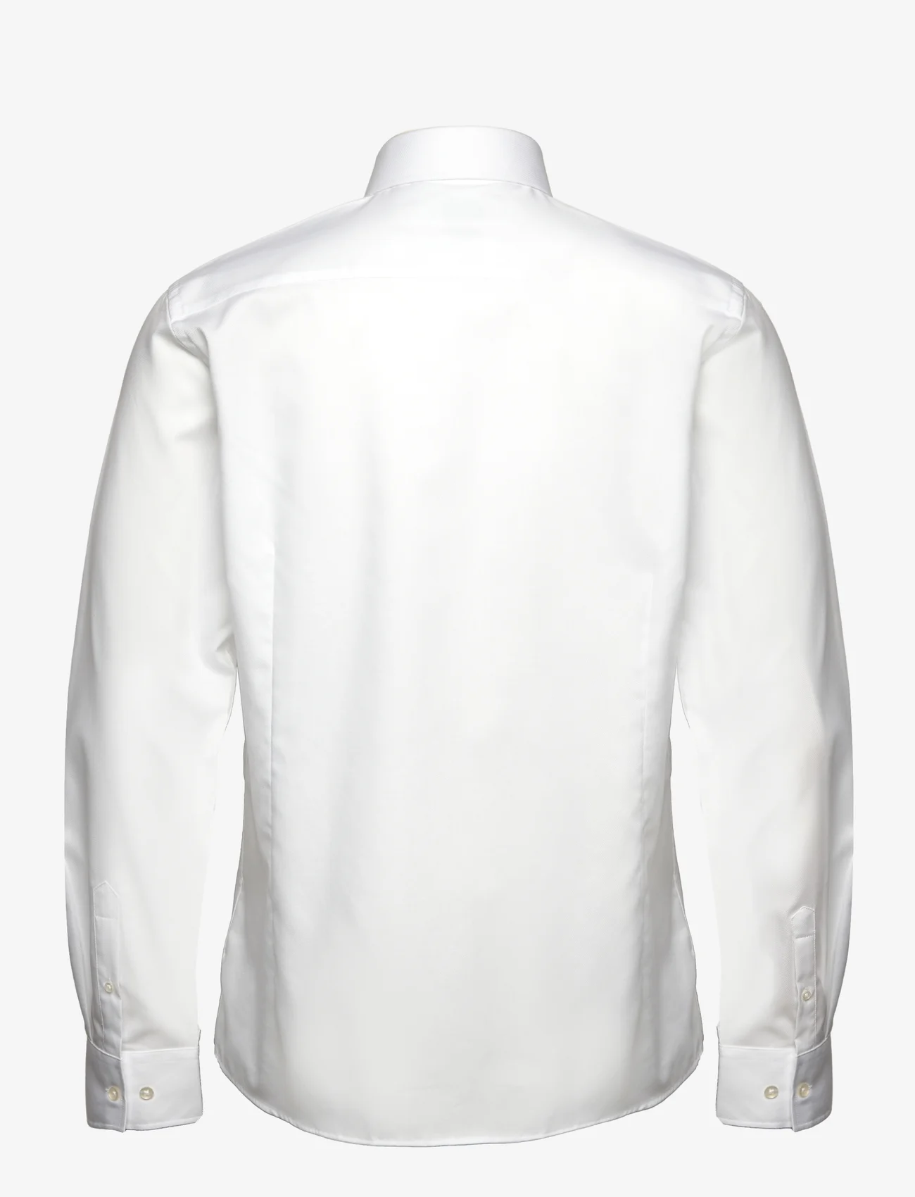 Bruun & Stengade - BS Reed Slim Fit Shirt - lietišķā stila krekli - white - 1