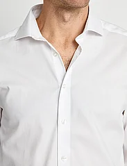 Bruun & Stengade - BS Reed Slim Fit Shirt - lietišķā stila krekli - white - 3