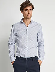 Bruun & Stengade - BS Johnny Modern Fit Shirt - business skjortor - light blue - 5