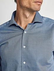 Bruun & Stengade - BS Gronkowski Modern Fit Shirt - muodolliset kauluspaidat - blue - 7