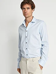 Bruun & Stengade - BS Seau Modern Fit Shirt - lietišķā stila krekli - light blue/white - 5