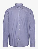 BS Terry Modern Fit Shirt - DARK BLUE/WHITE