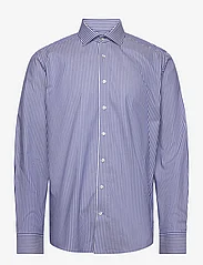 Bruun & Stengade - BS Terry Modern Fit Shirt - business shirts - dark blue/white - 0