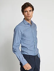 Bruun & Stengade - BS Terry Modern Fit Shirt - muodolliset kauluspaidat - dark blue/white - 5