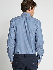 Bruun & Stengade - BS Terry Modern Fit Shirt - muodolliset kauluspaidat - dark blue/white - 6
