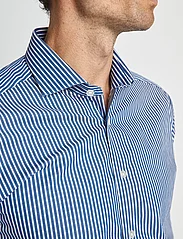 Bruun & Stengade - BS Terry Modern Fit Shirt - muodolliset kauluspaidat - dark blue/white - 7