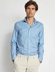 Bruun & Stengade - BS Thorpe Modern Fit Shirt - lietišķā stila krekli - blue - 5