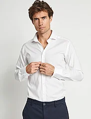 Bruun & Stengade - BS Vick Modern Fit Shirt - business shirts - white - 5