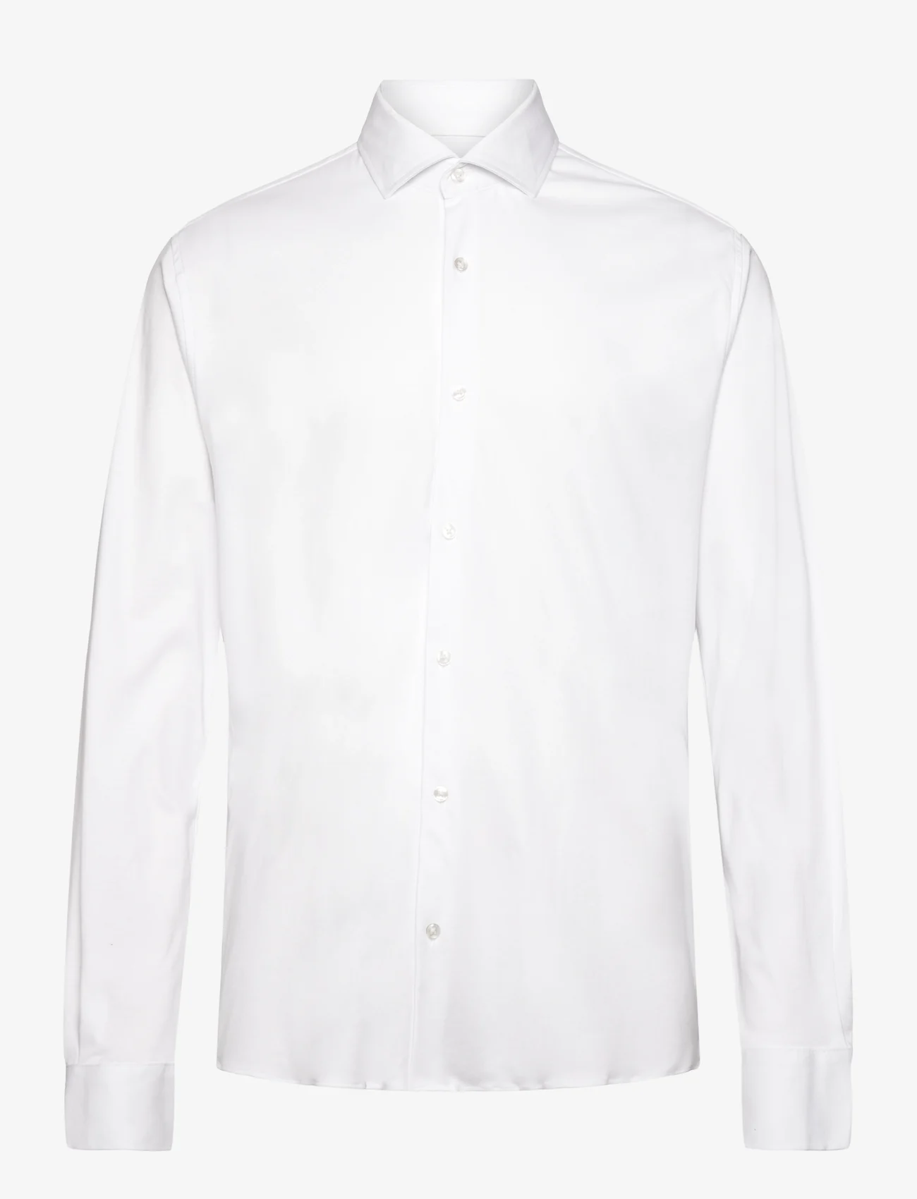 Bruun & Stengade - BS Rice Slim Fit Shirt - penskjorter - white - 0