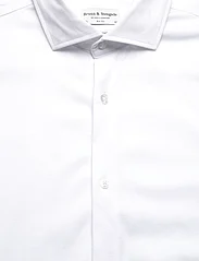 Bruun & Stengade - BS Rice Slim Fit Shirt - muodolliset kauluspaidat - white - 2