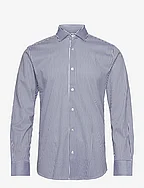 BS Brady Slim Fit Shirt - NAVY/WHITE